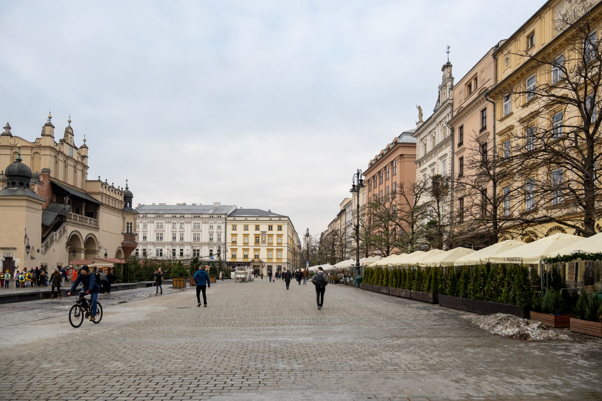 Balade dans la vieille ville de Cracovie 